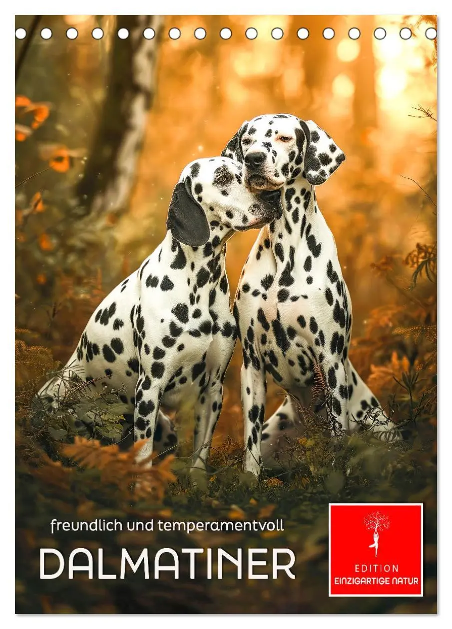 Cover: 9783516287110 | Dalmatiner - freundlich und temperamentvoll (Tischkalender 2026 DIN...