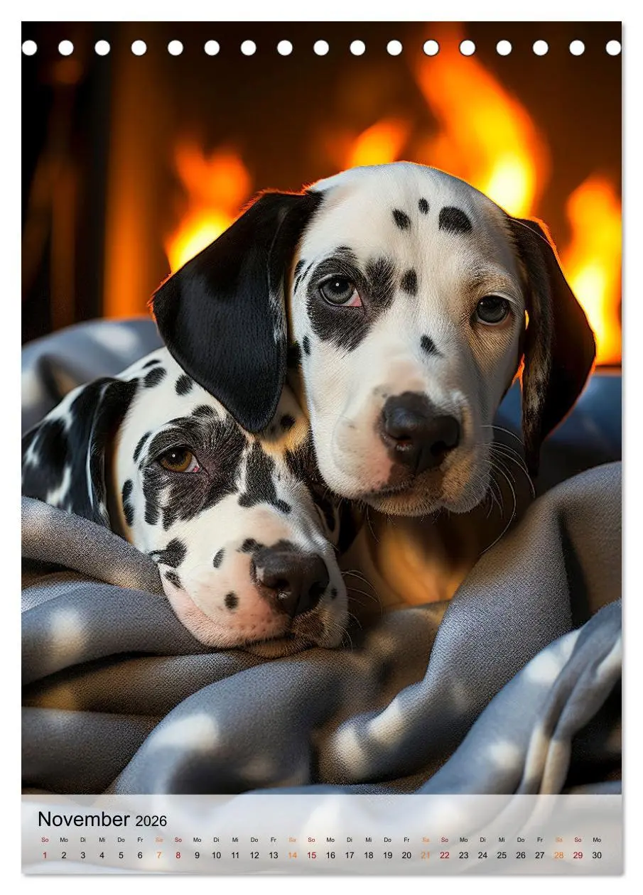 Bild: 9783516287110 | Dalmatiner - freundlich und temperamentvoll (Tischkalender 2026 DIN...