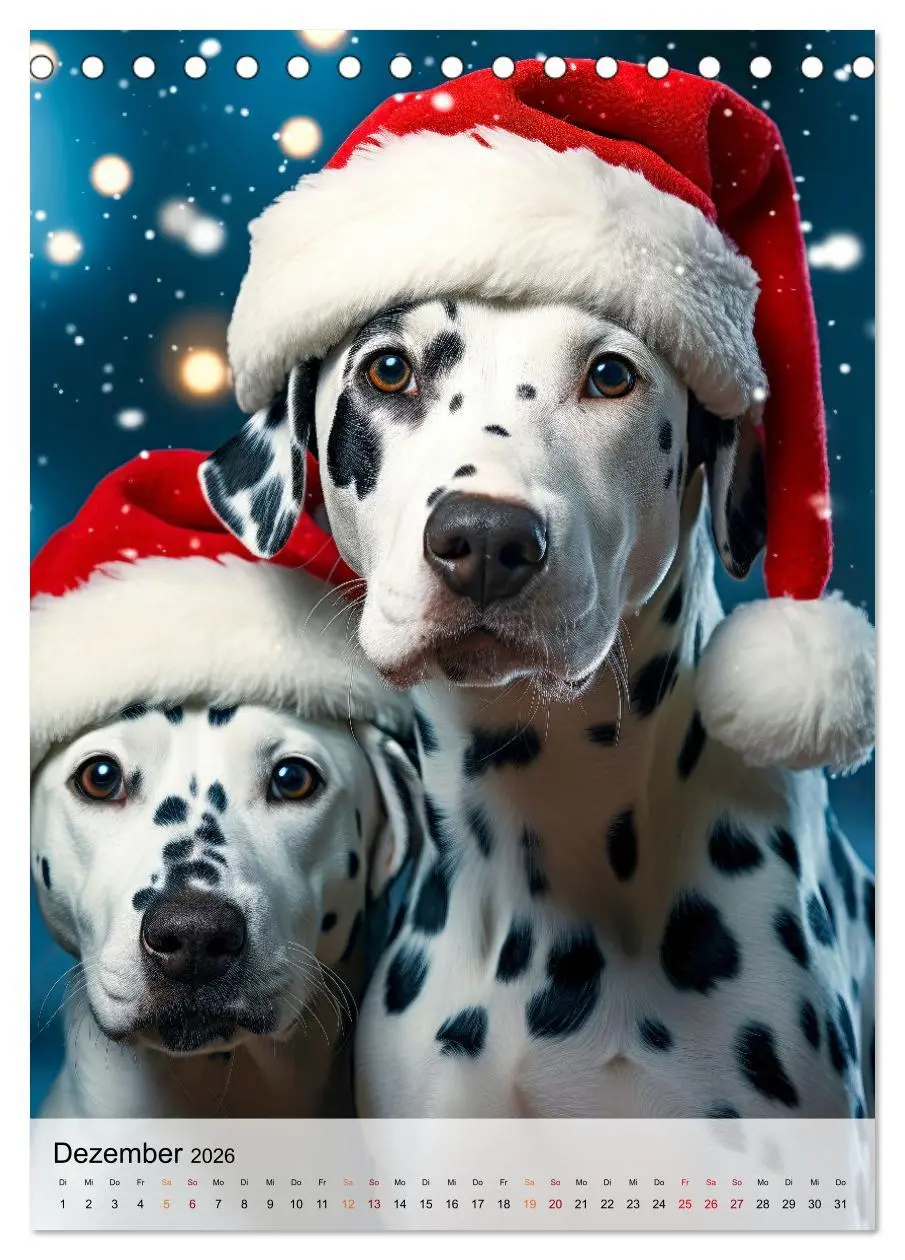 Bild: 9783516287110 | Dalmatiner - freundlich und temperamentvoll (Tischkalender 2026 DIN...