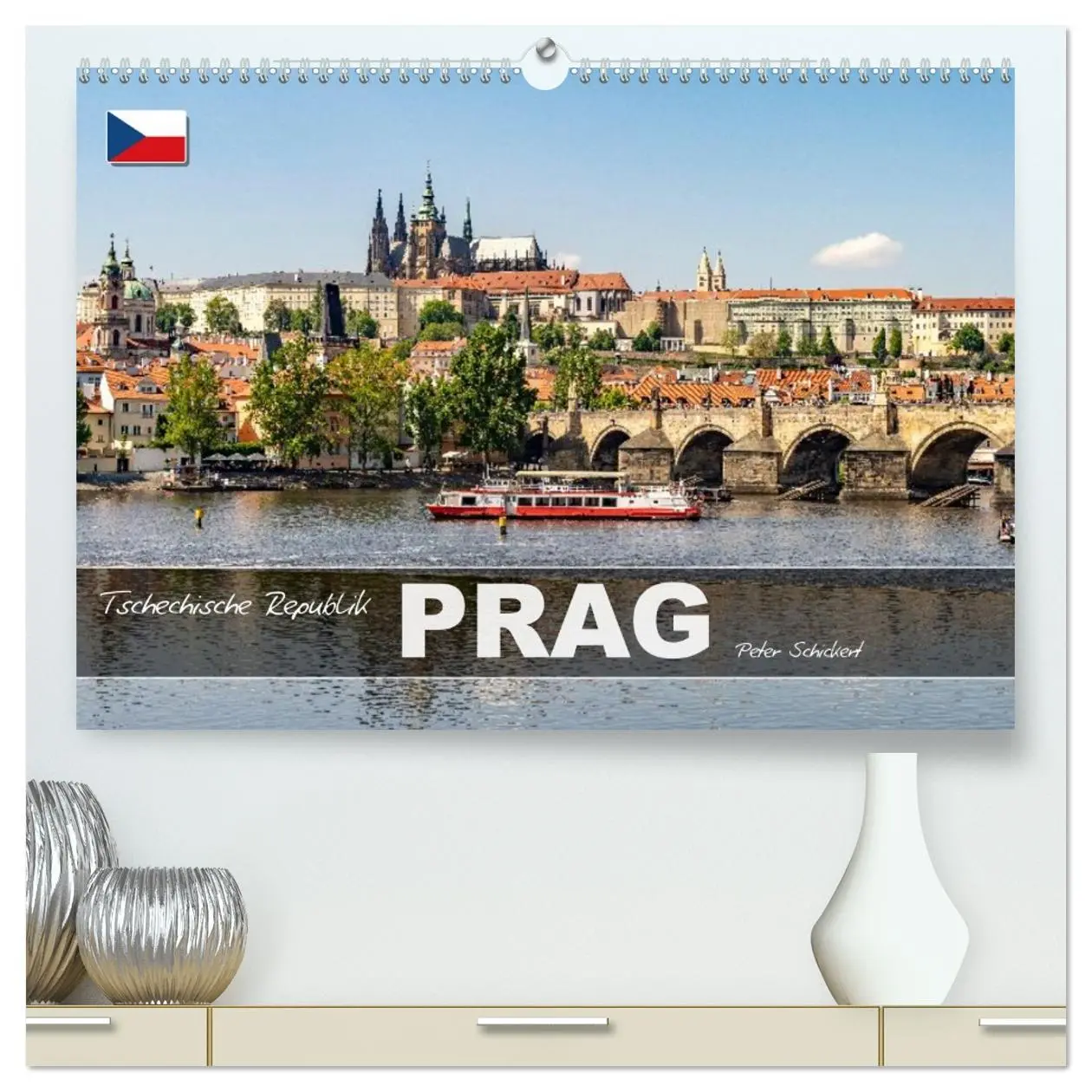 Cover: 9783516597110 | Tschechische Republik - Prag (hochwertiger Premium Wandkalender...
