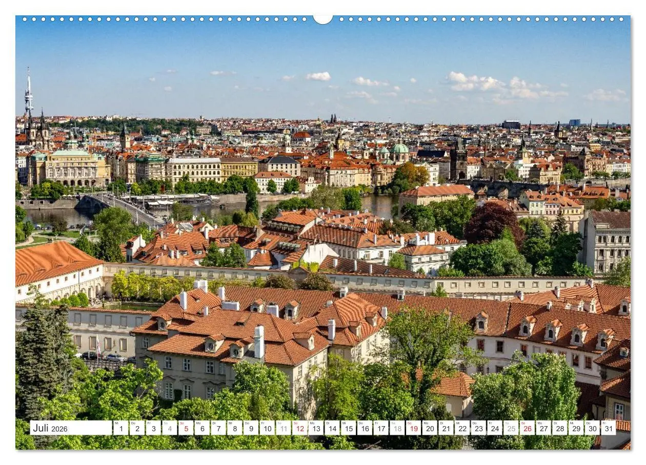 Bild: 9783516597110 | Tschechische Republik - Prag (hochwertiger Premium Wandkalender...