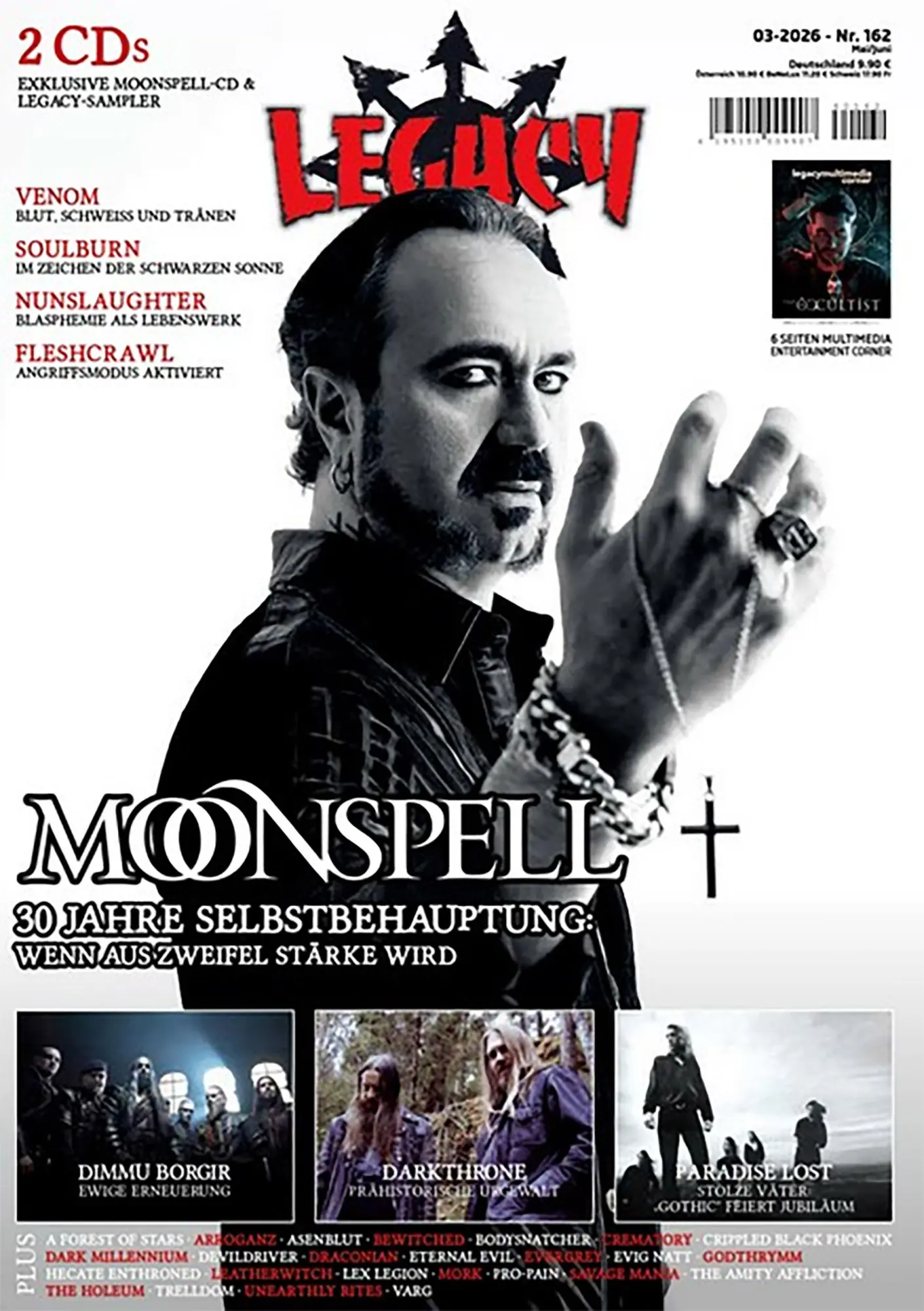 Cover: 9783959367110 | LEGACY MAGAZIN: THE VOICE FROM THE DARKSIDE. Ausgabe #162 (3/2026)