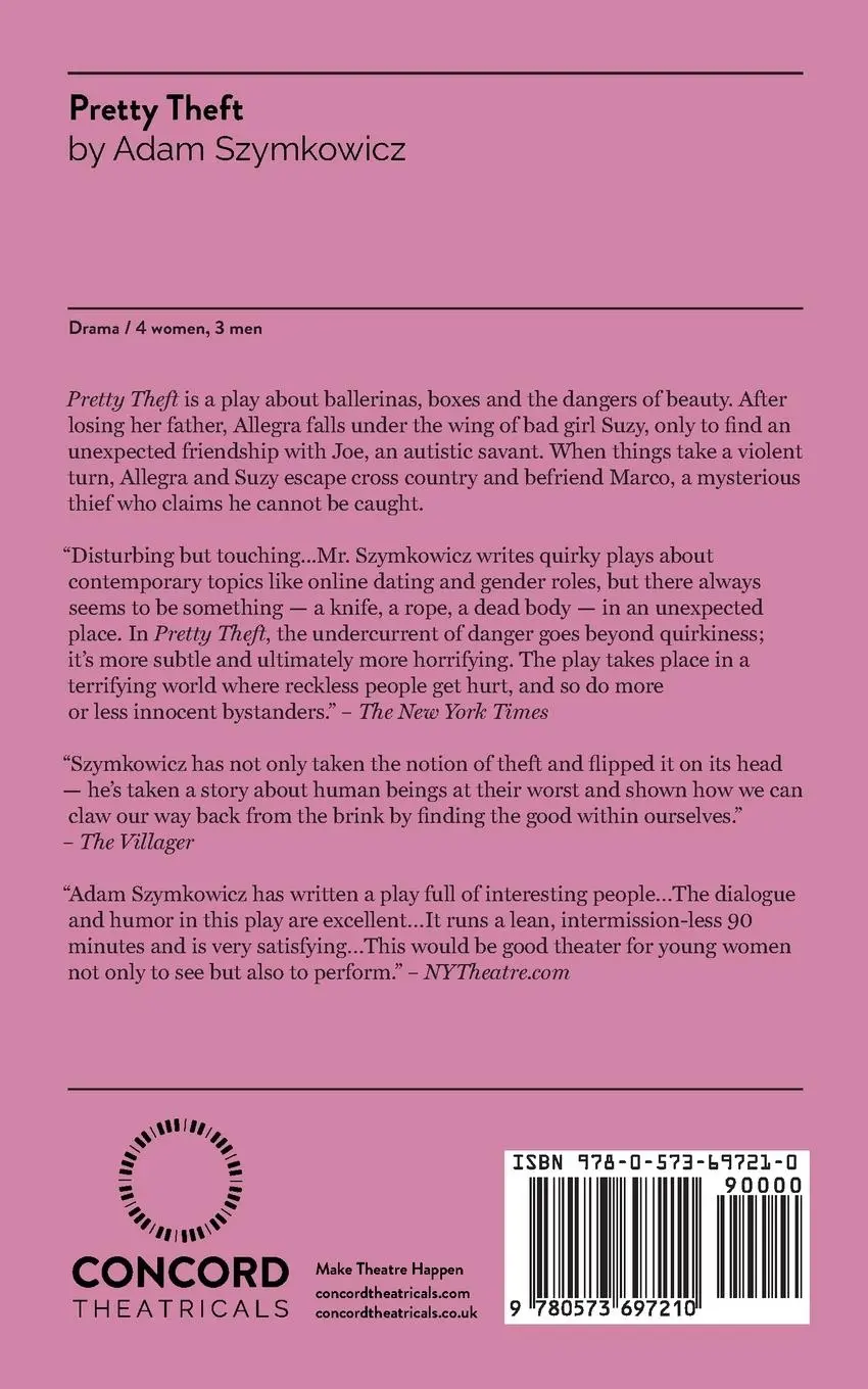 Rückseite: 9780573697210 | Pretty Theft | Adam Szymkowicz | Taschenbuch | Kartoniert / Broschiert