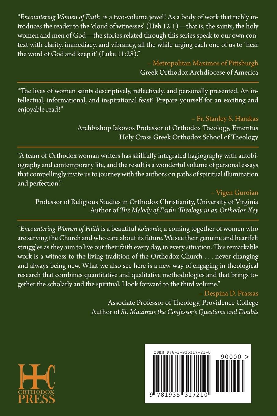 Rückseite: 9781935317210 | Encountering Women of Faith | Vol. II | Kyriaki Fitzgerald | Buch