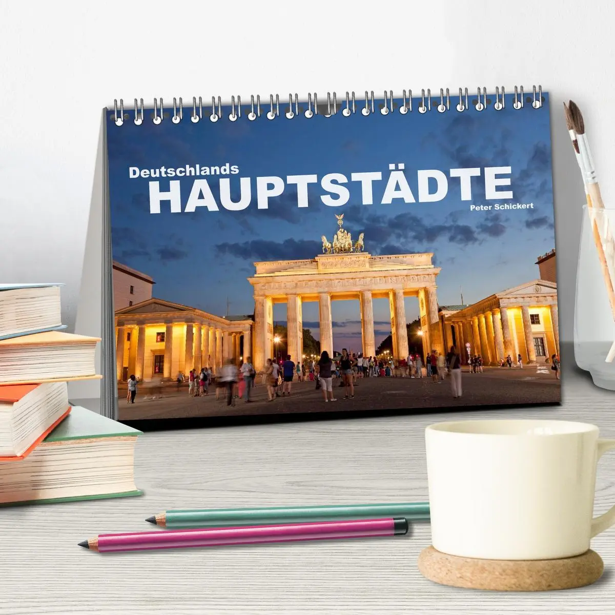 Bild: 9783516037210 | Deutschlands Hauptstädte (Tischkalender 2026 DIN A5 quer), CALVENDO...