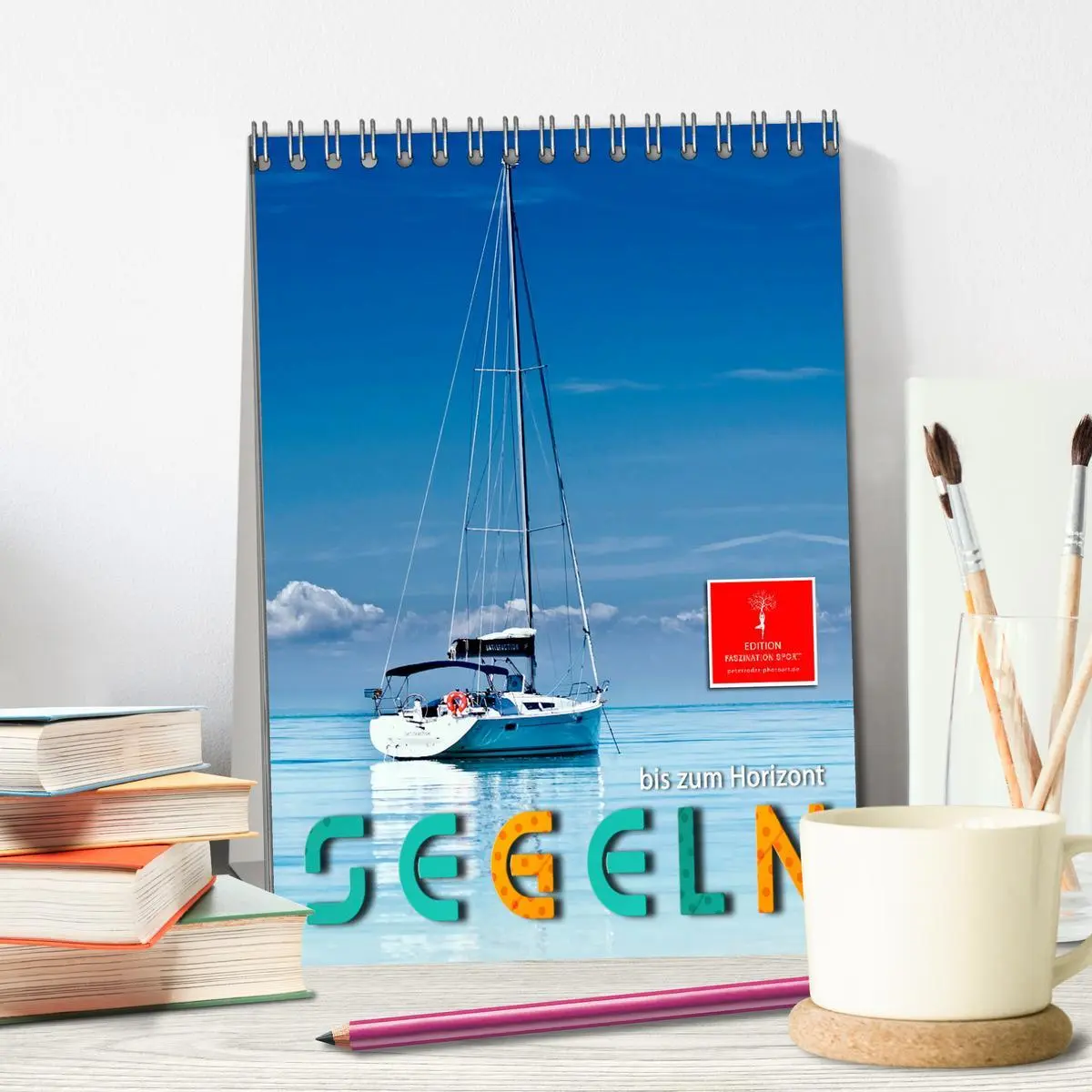 Bild: 9783516347210 | Segeln bis zum Horizont (Tischkalender 2026 DIN A5 hoch), CALVENDO...