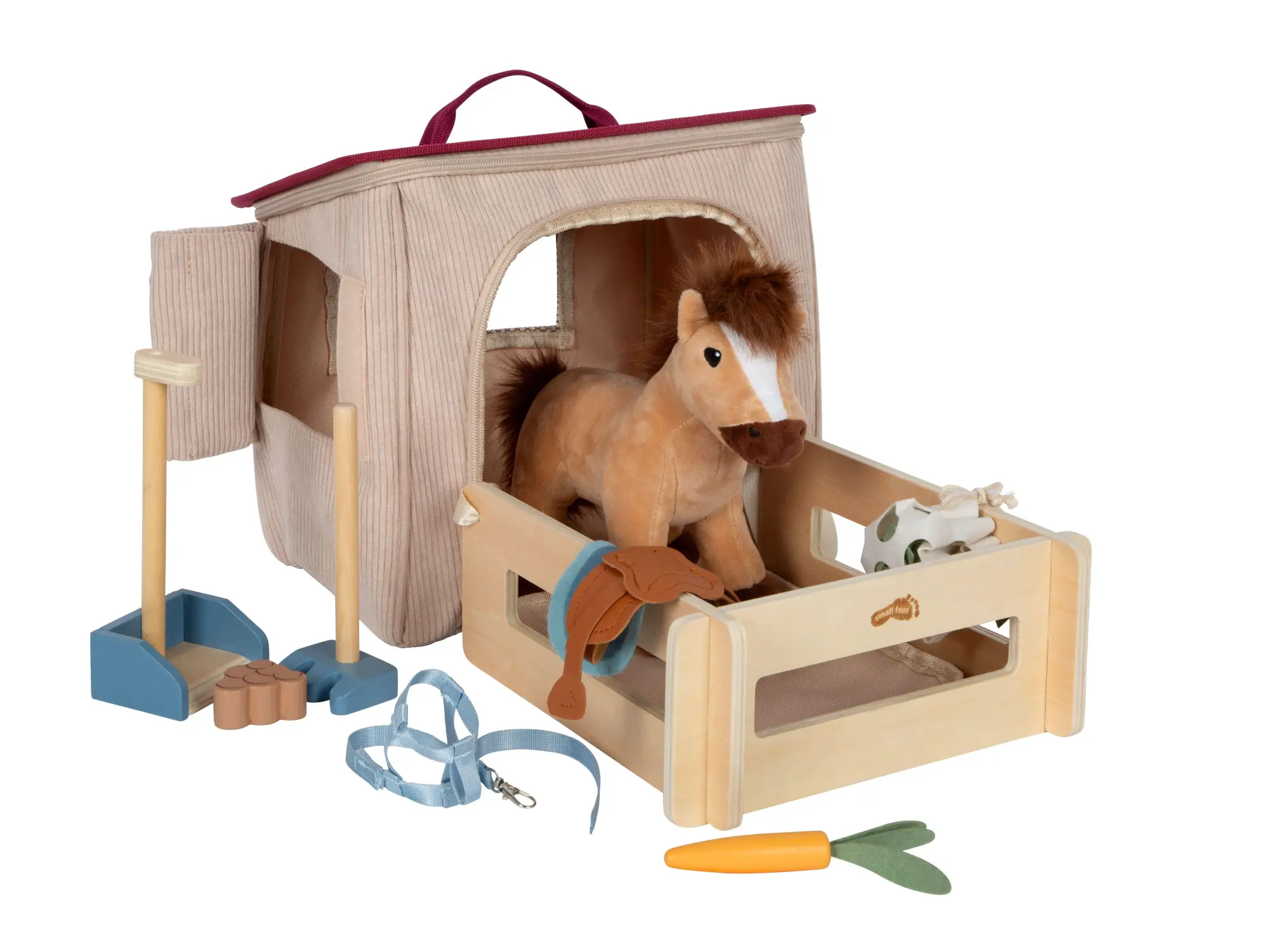 Cover: 4020972127310 | Spielset Pferd mit Stall und Zubehör in der Tasche | 12731 | Deutsch