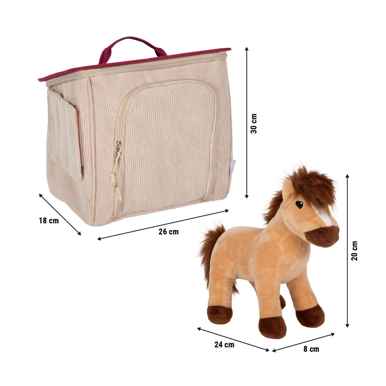 Bild: 4020972127310 | Spielset Pferd mit Stall und Zubehör in der Tasche | 12731 | Deutsch