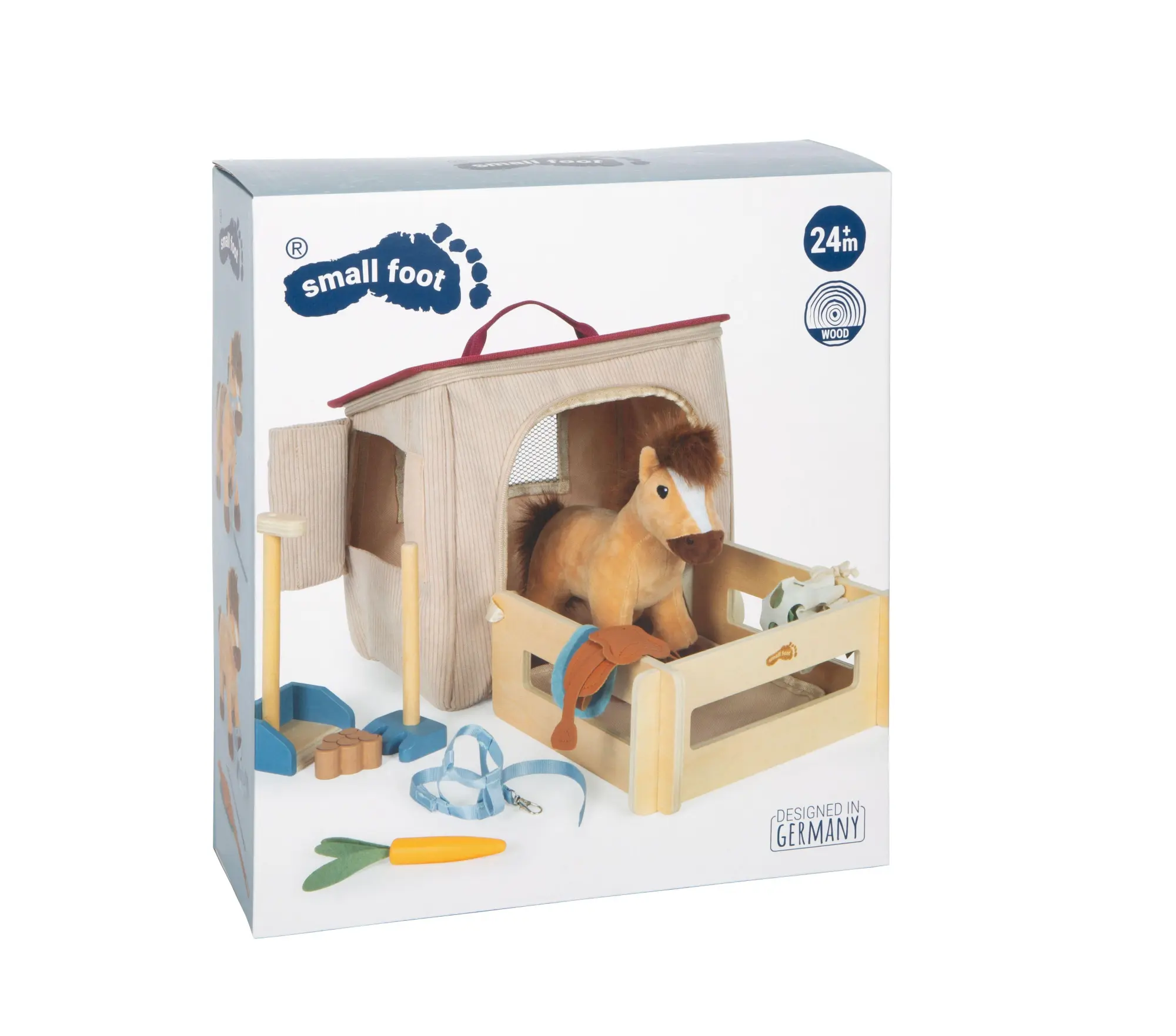 Bild: 4020972127310 | Spielset Pferd mit Stall und Zubehör in der Tasche | 12731 | Deutsch