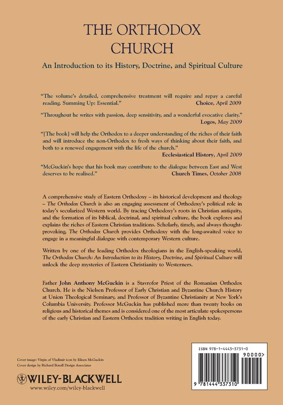 Rückseite: 9781444337310 | The Orthodox Church | McGuckin | Taschenbuch | Kartoniert / Broschiert