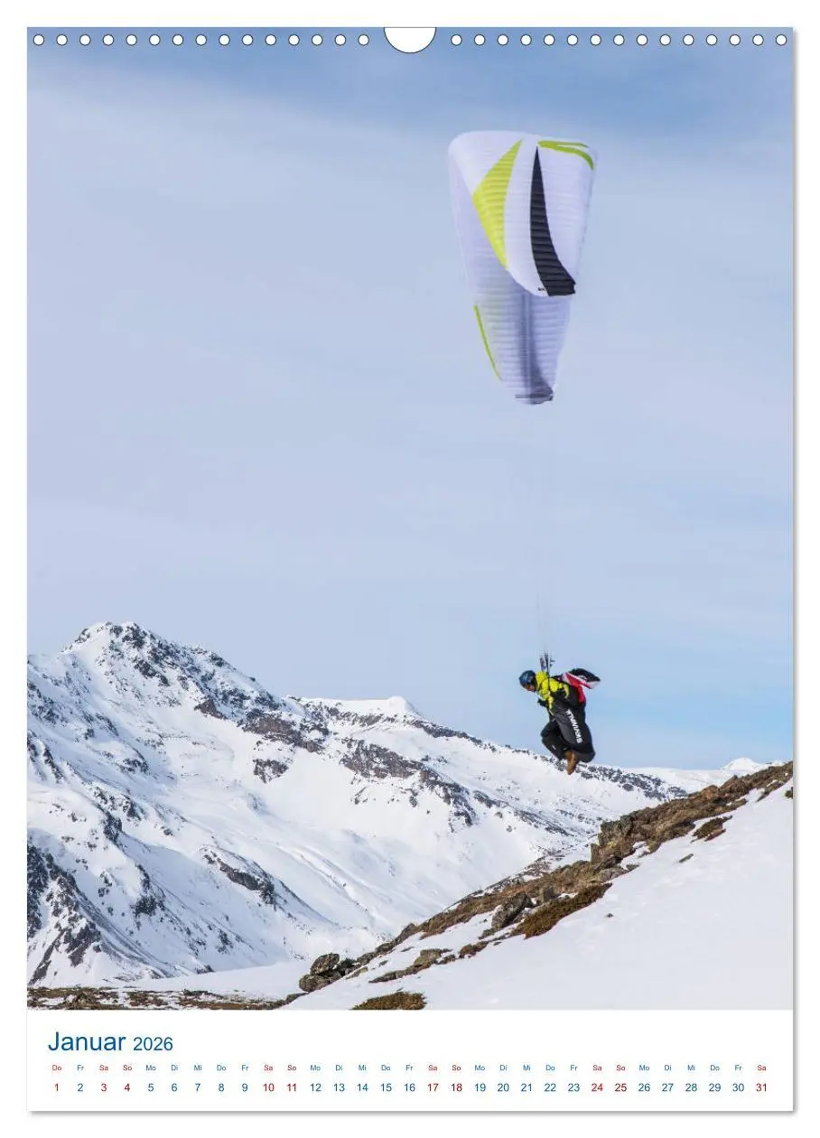 Bild: 9783516407310 | Paragliding - von grünen Wiesen zu schroffen Gletschen...