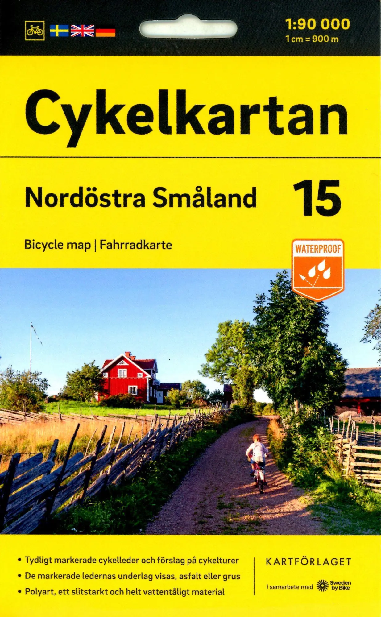Cover: 9789189427310 | Cykelkartan Blad 15 Nordöstra Småland 1:90000 | (Land-)Karte | 2023