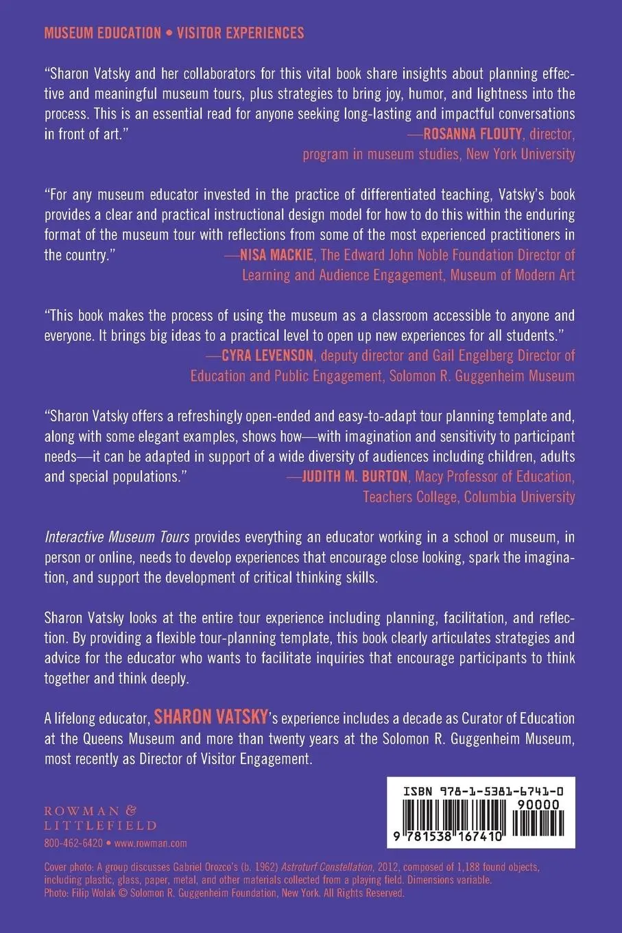 Rückseite: 9781538167410 | Interactive Museum Tours | Sharon Vatsky | Taschenbuch | Englisch