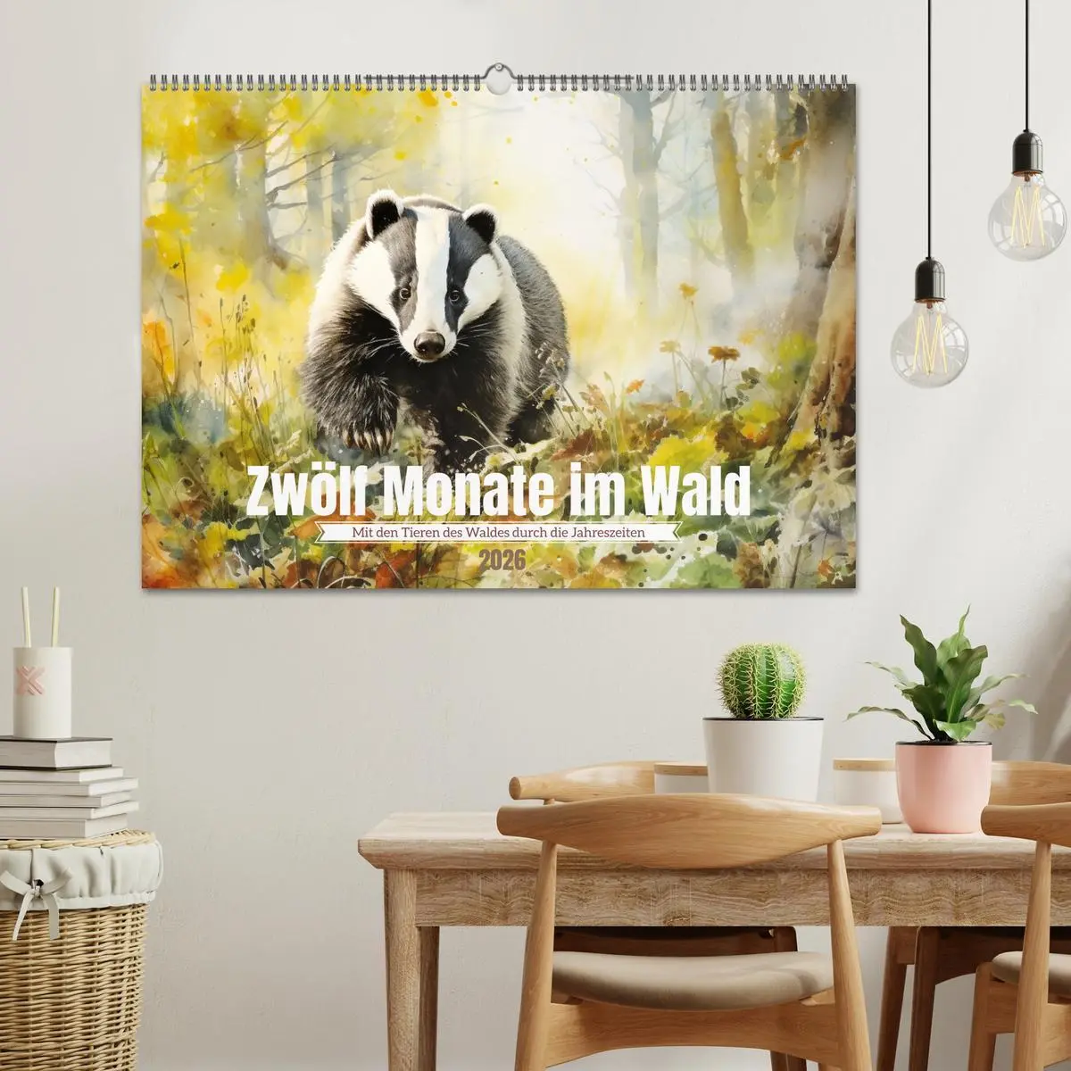 Bild: 9783457477410 | Zwölf Monate im Wald (Wandkalender 2026 DIN A2 quer), CALVENDO...