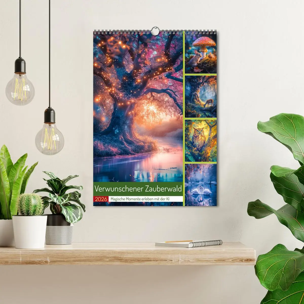 Bild: 9783516257410 | Verwunschener Zauberwald (Wandkalender 2026 DIN A3 hoch), CALVENDO...