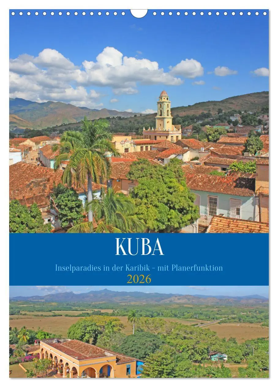 Cover: 9783516327410 | Kuba - Inselparadies in der Karibik (Wandkalender 2026 DIN A3...