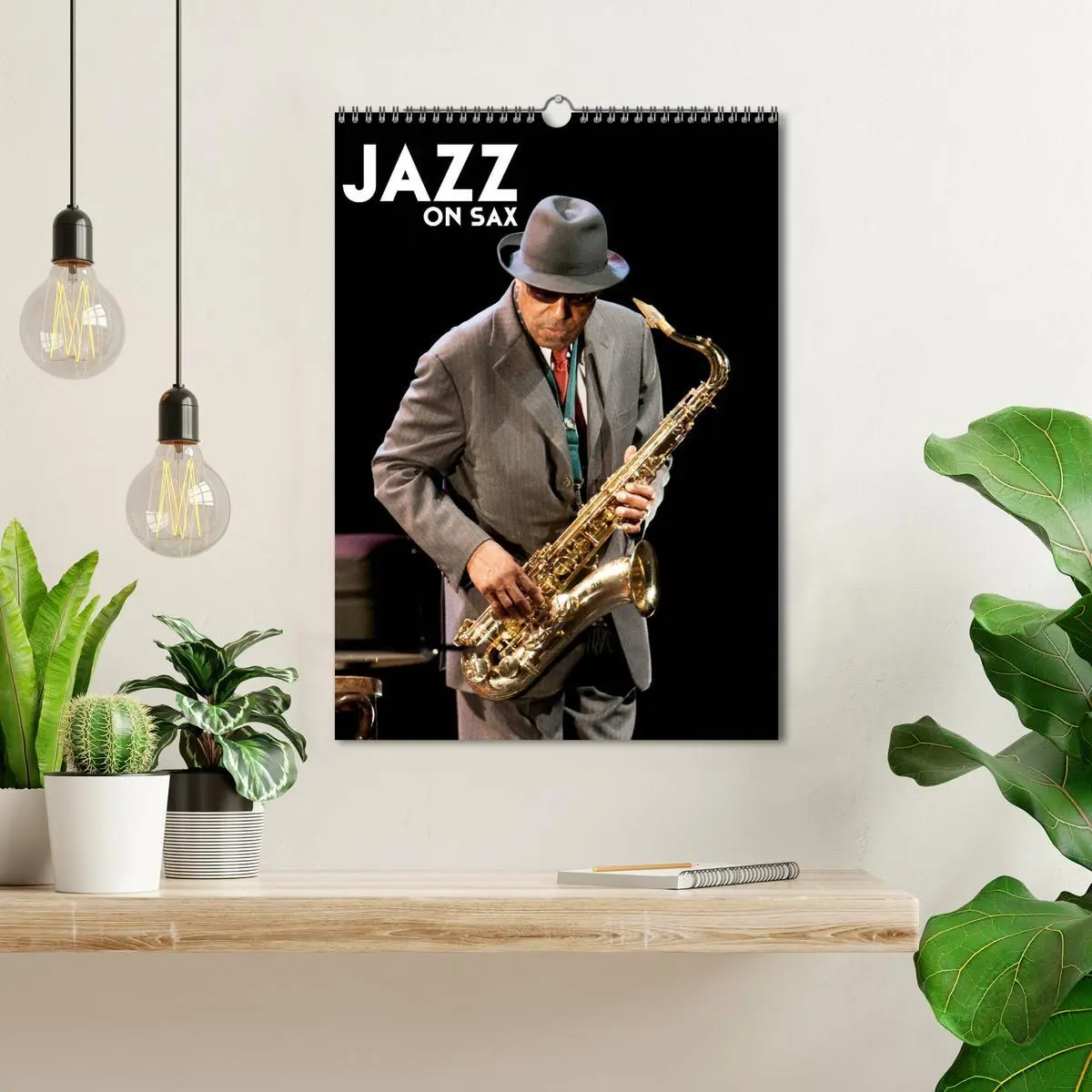 Bild: 9783516567410 | Jazz on sax (Calendrier mural 2026 DIN A3 horizontal), CALVENDO...