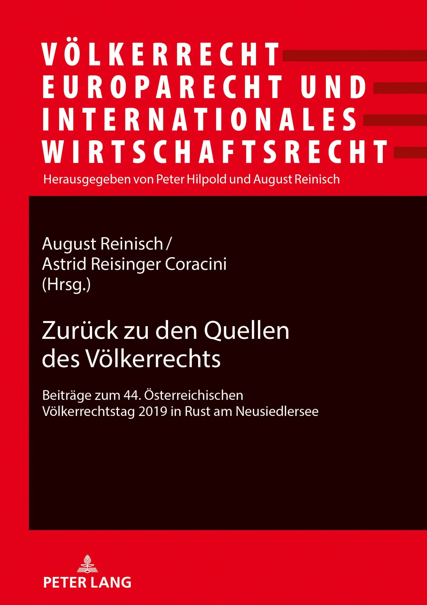 Cover: 9783631857410 | Zurück zu den Quellen des Völkerrechts | August Reinisch (u. a.)