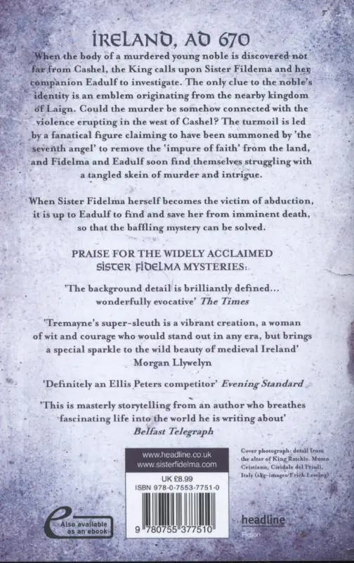 Rückseite: 9780755377510 | The Seventh Trumpet (Sister Fidelma Mysteries Book 23) | Tremayne