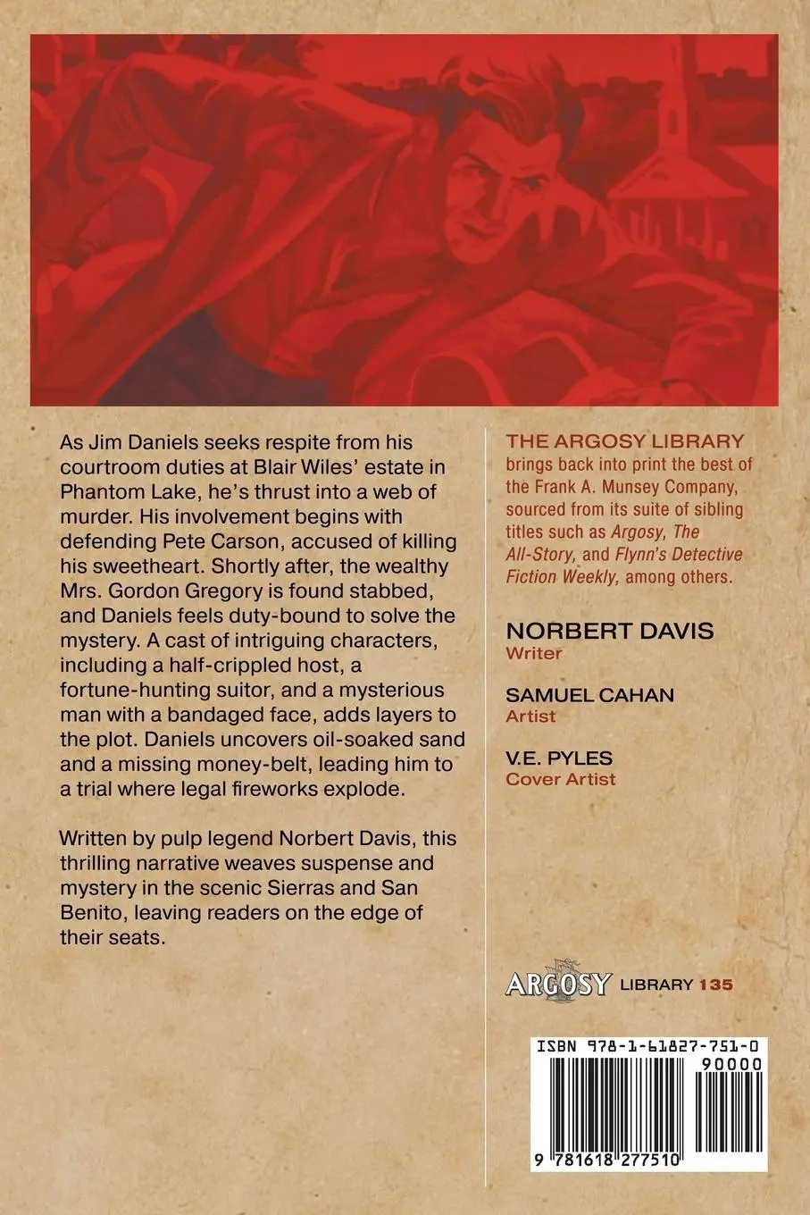 Rückseite: 9781618277510 | Sand in the Snow | Norbert Davis | Taschenbuch | Englisch | 2023