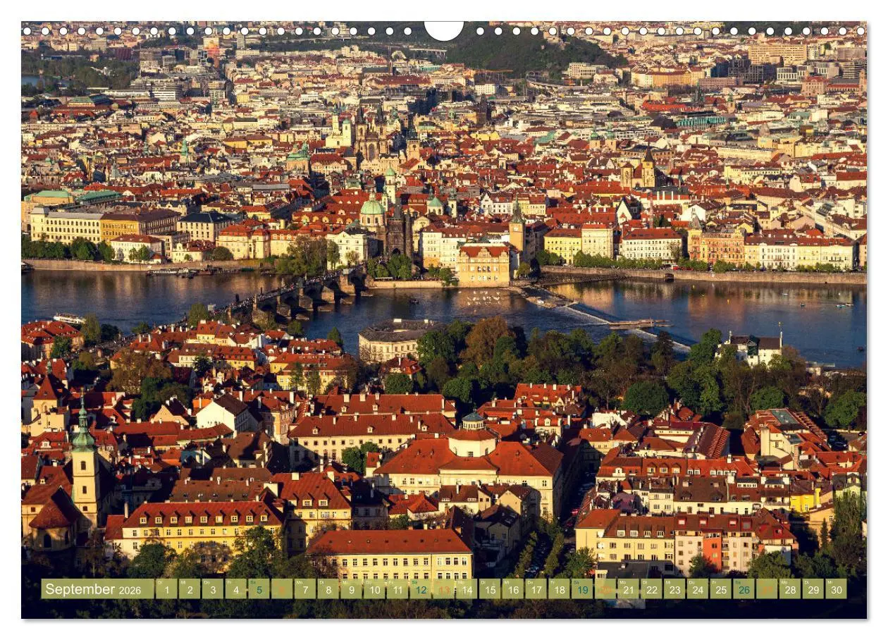 Bild: 9783457537510 | Aussichten auf Prag (Wandkalender 2026 DIN A3 quer), CALVENDO...