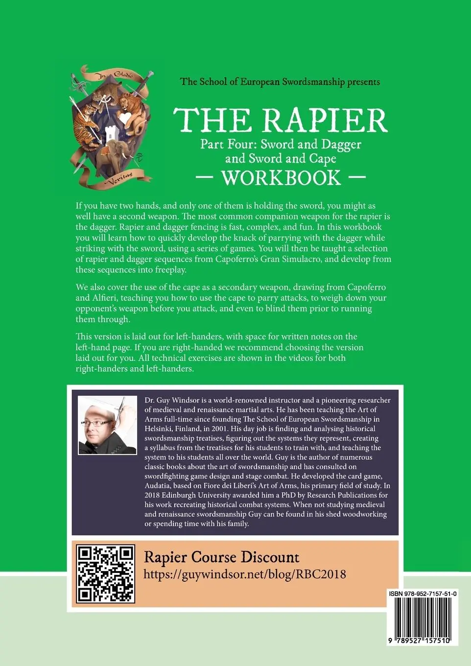 Rückseite: 9789527157510 | The Rapier Part Four Sword and Dagger and Sword and Cape Workbook