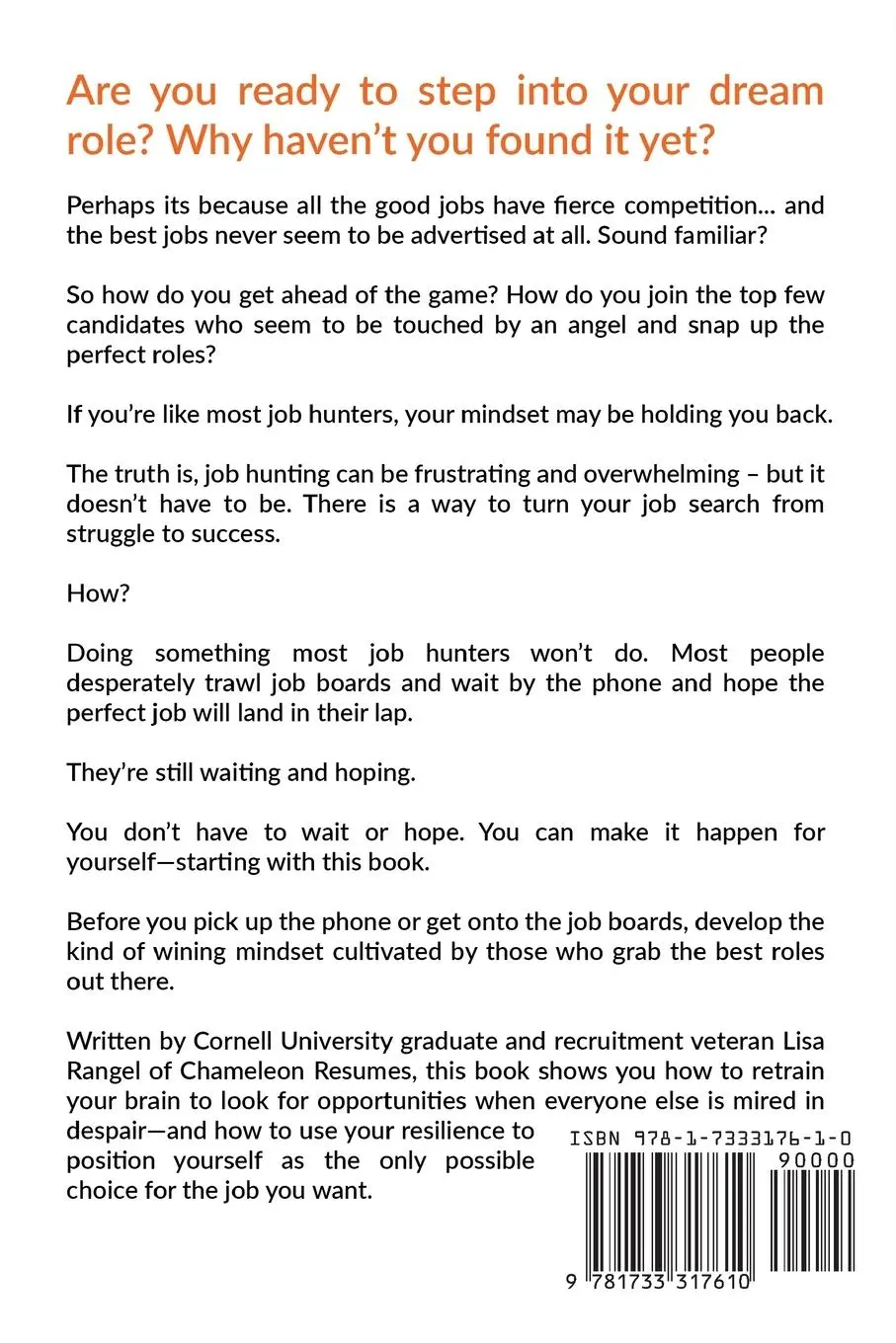 Rückseite: 9781733317610 | The Job Landing Mindset | Lisa Rangel | Taschenbuch | Englisch | 2022