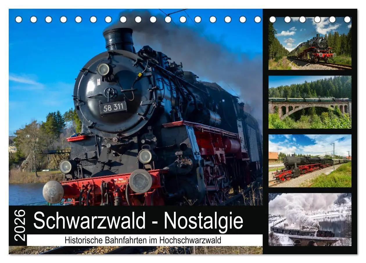 Cover: 9783457767610 | Schwarzwald-Nostalgie (Tischkalender 2026 DIN A5 quer), CALVENDO...