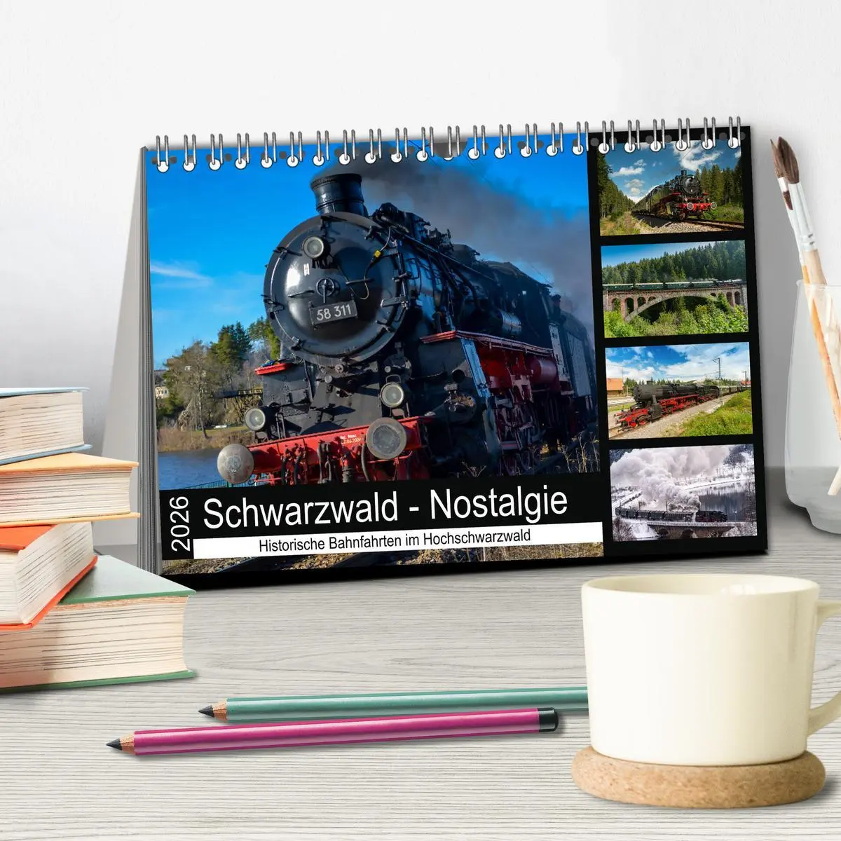 Bild: 9783457767610 | Schwarzwald-Nostalgie (Tischkalender 2026 DIN A5 quer), CALVENDO...