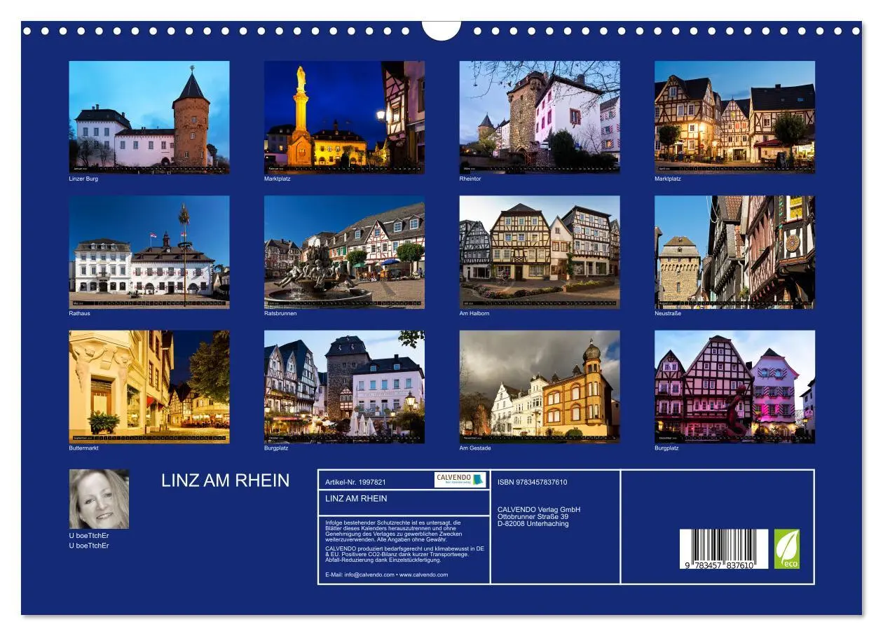 Bild: 9783457837610 | LINZ AM RHEIN (Wandkalender 2026 DIN A3 quer), CALVENDO Monatskalender