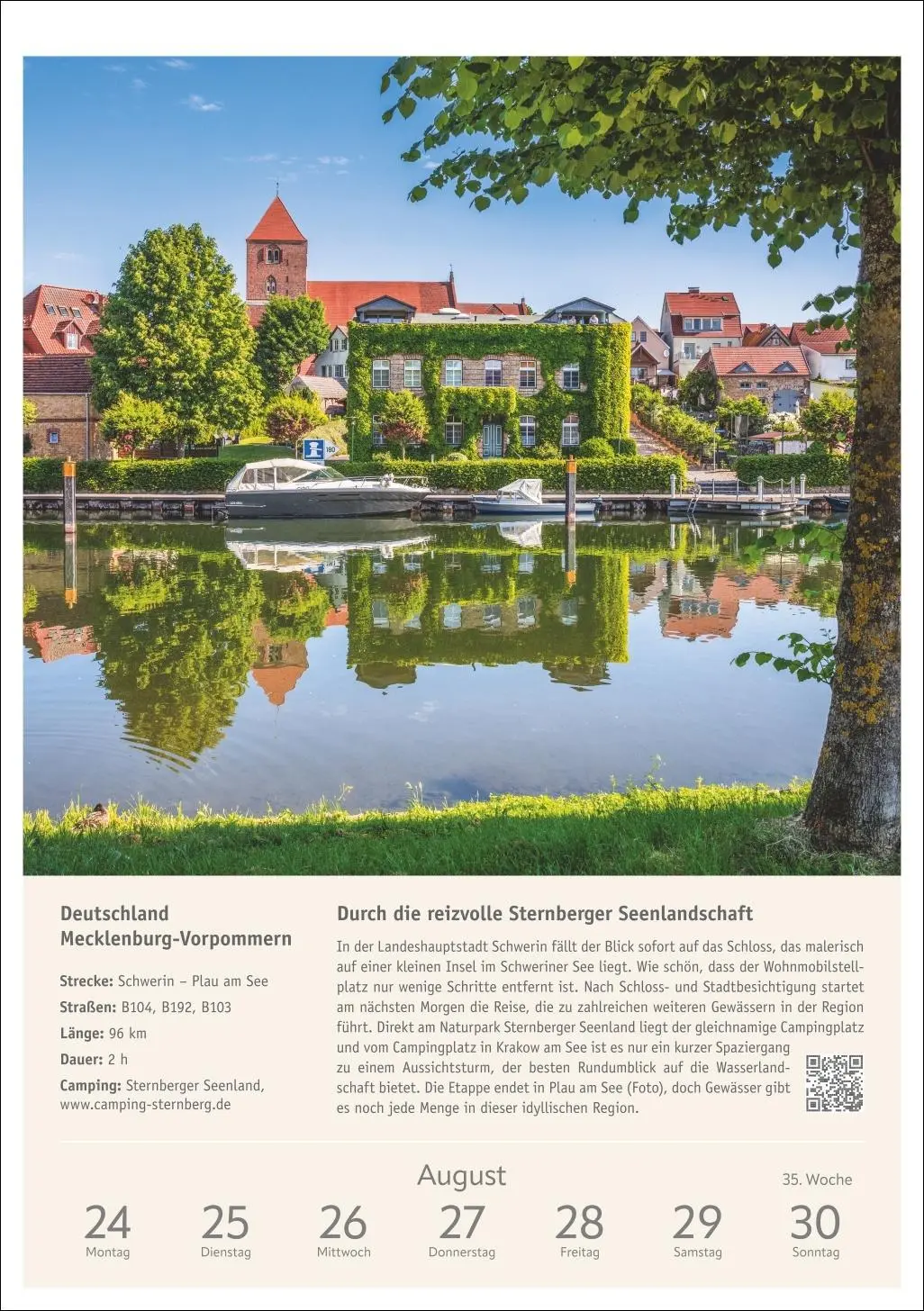 Bild: 9783840037610 | Campinglust Wochen-Kulturkalender 2026 - 53 unvergessliche Touren