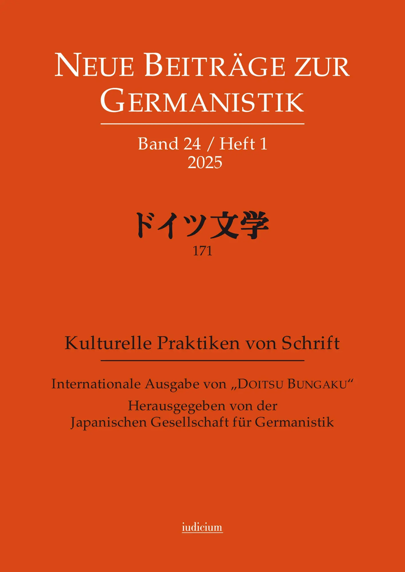 Neue Beiträge zur Germanistik, Band 24 / Heft 1 / 2025
