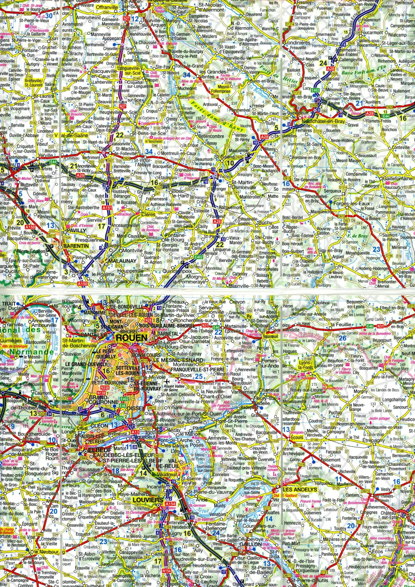 Bild: 9783939997610 | MoTourMaps Normandie Auto- und Motorradkarte 1:300.000 | MoTourMedia