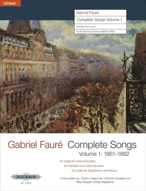 Cover: 9790014117610 | Complete Songs/Sämtliche Lieder 1: 1861-1882 | Gabriel Fauré | Buch