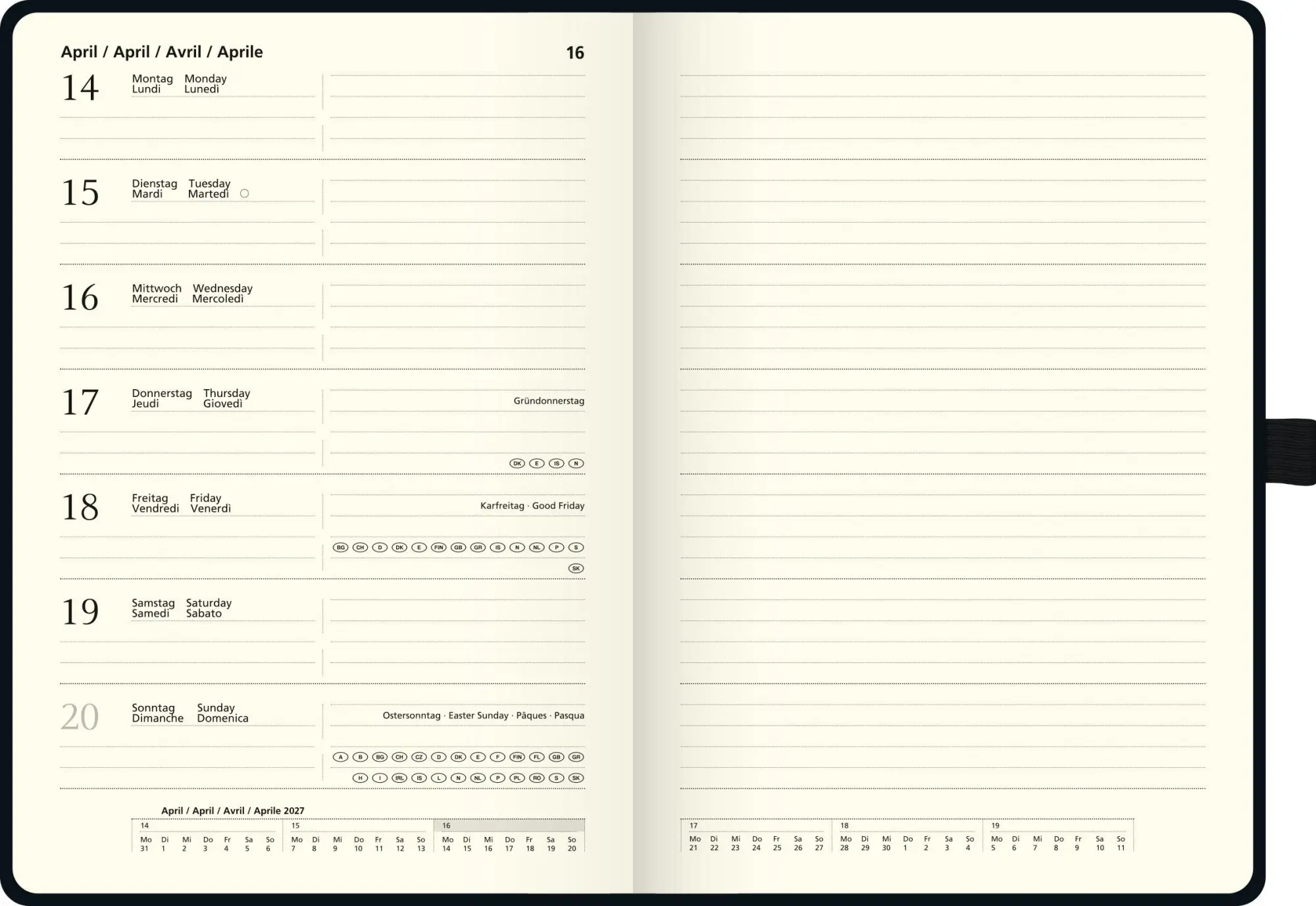 Bild: 4061947157710 | BRUNNEN 1079966907 Buchkalender Kompagnon Mod. 799 66 2027 A5,...