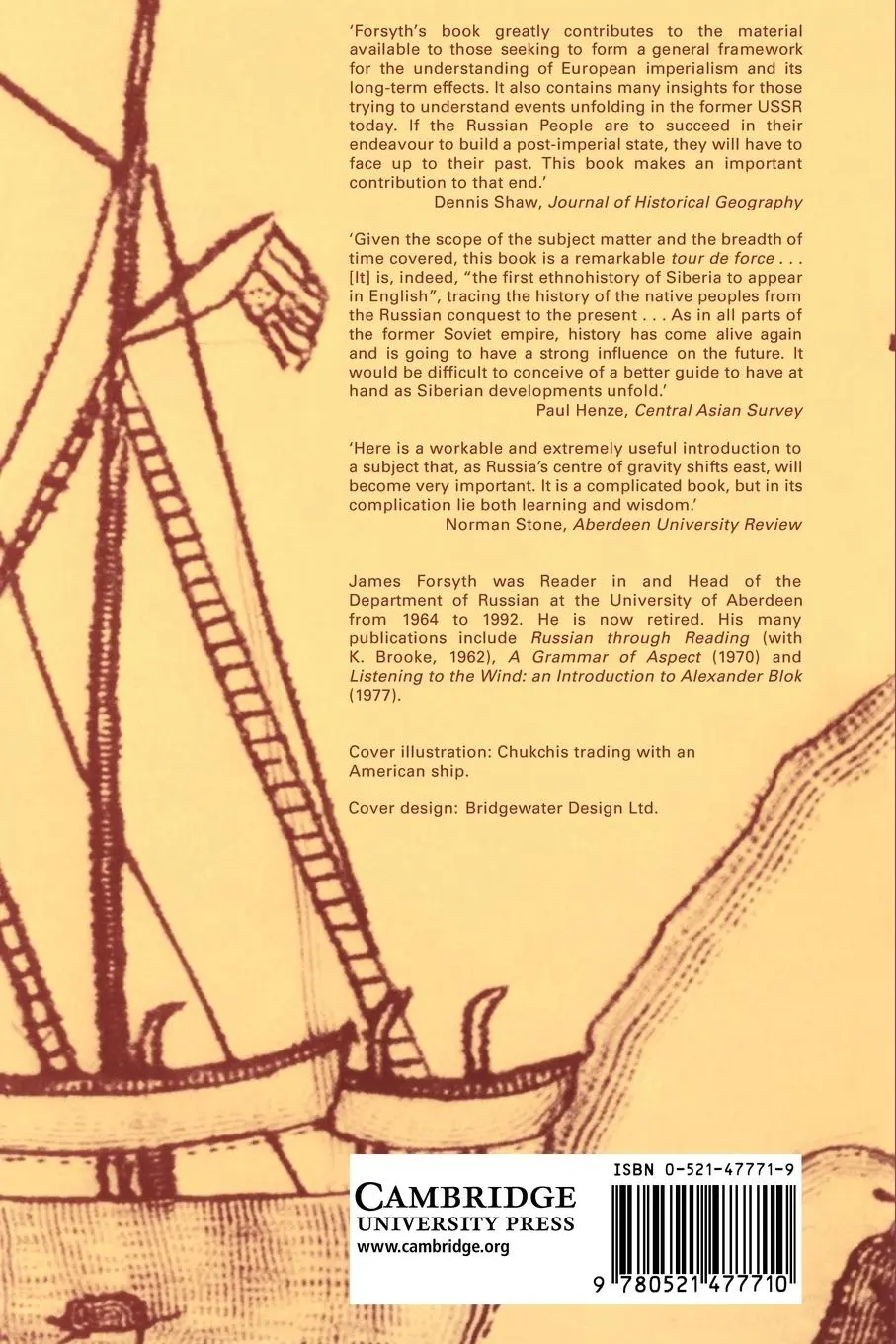 Rückseite: 9780521477710 | A History of the Peoples of Siberia | James Forsyth | Taschenbuch