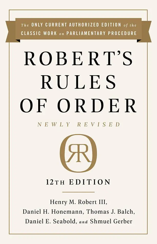 Cover: 9781541797710 | Robert's Rules of Order Newly Revised, 12th Edition | Robert (u. a.)