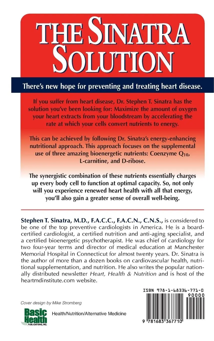 Rückseite: 9781683367710 | The Sinatra Solution | Metabolic Cardiology | Stephen T Sinatra | Buch