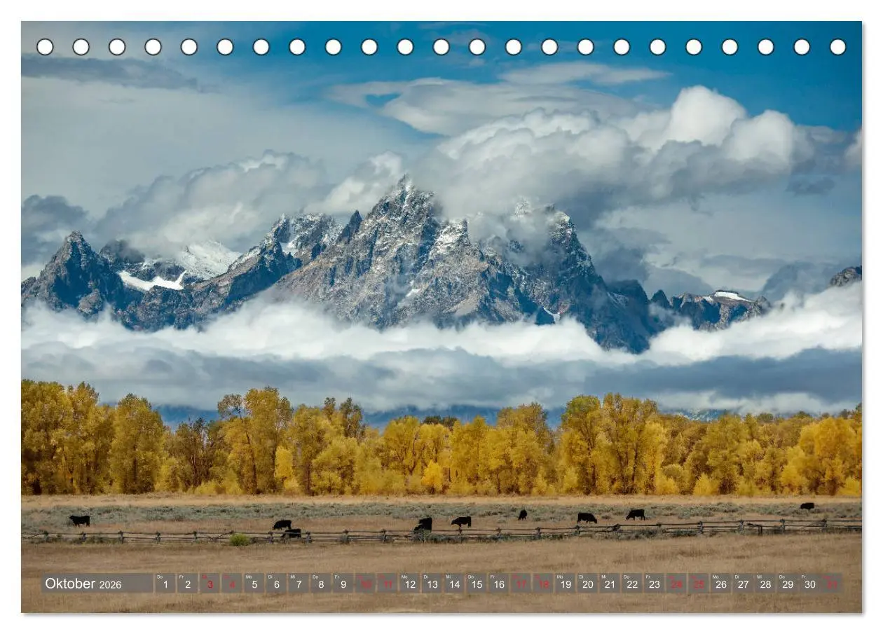 Bild: 9783457687710 | Nationalparks der USA (Tischkalender 2026 DIN A5 quer), CALVENDO...