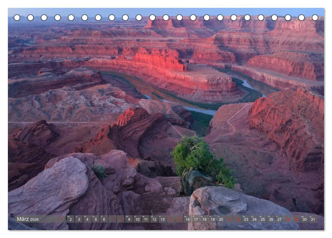 Bild: 9783457687710 | Nationalparks der USA (Tischkalender 2026 DIN A5 quer), CALVENDO...