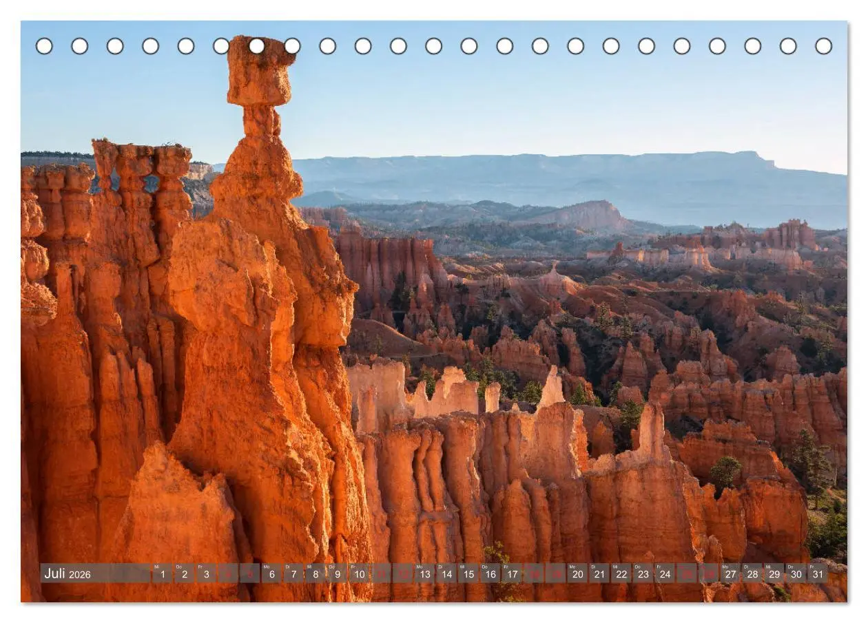 Bild: 9783457687710 | Nationalparks der USA (Tischkalender 2026 DIN A5 quer), CALVENDO...