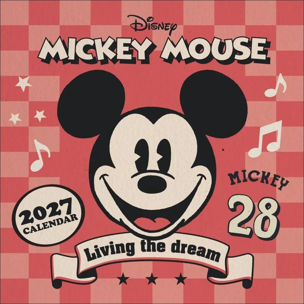 Cover: 9783840197710 | Mickey Classic Broschurkalender 2027 | Kalender | 28 S. | Englisch