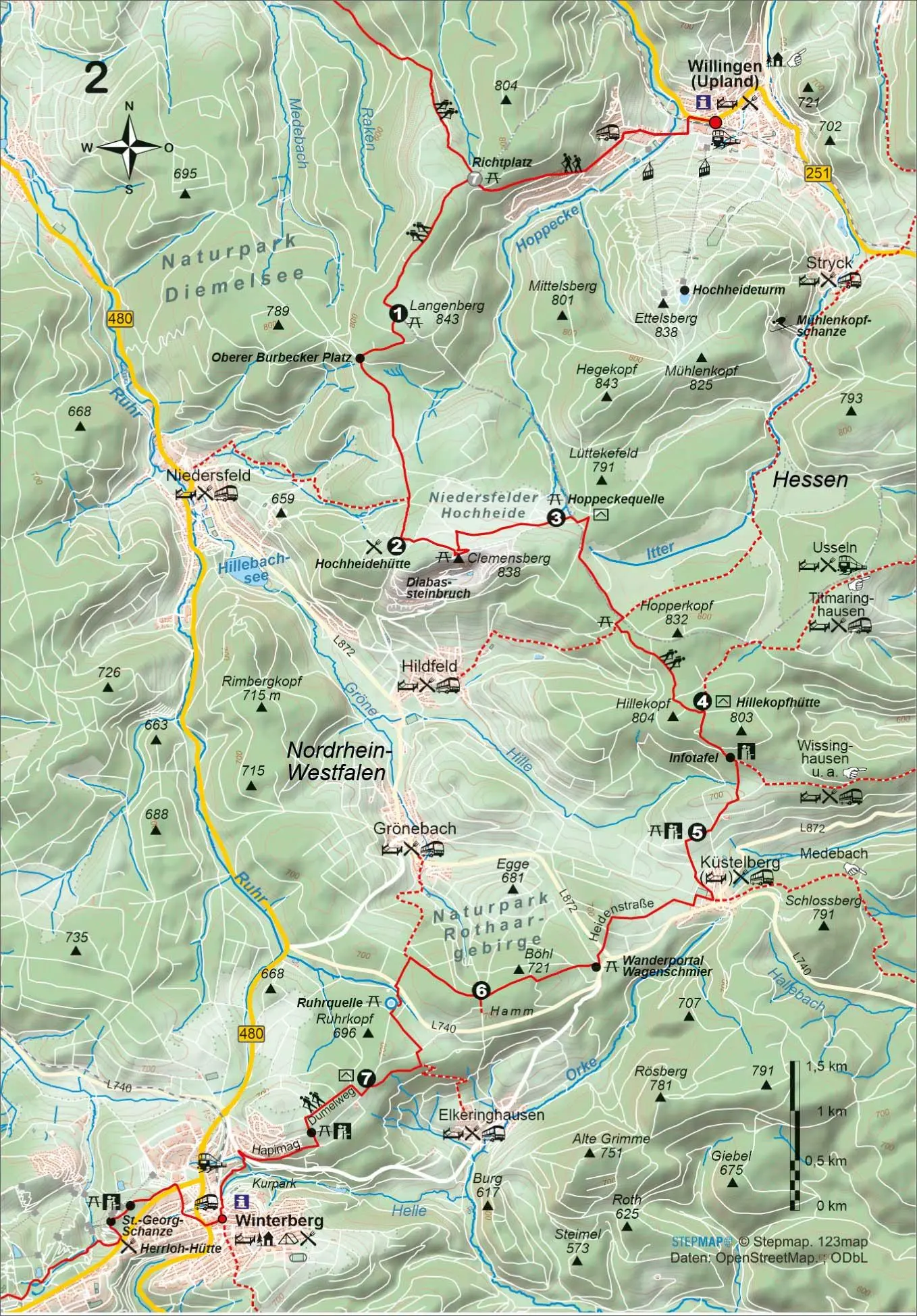 Bild: 9783866867710 | Rothaarsteig | von Brilon nach Dillenburg | Amrei Risse | Taschenbuch