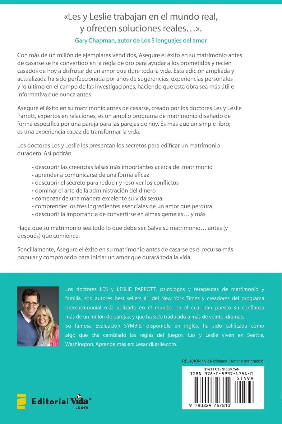 Rückseite: 9780829767810 | Asegure el éxito en su matrimonio antes de casarse | Parrott | Buch