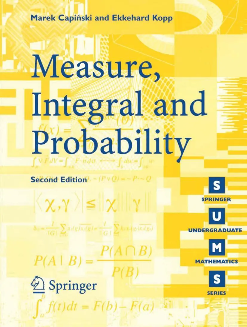 Cover: 9781852337810 | Measure, Integral and Probability | Peter E. Kopp (u. a.) | Buch | xv