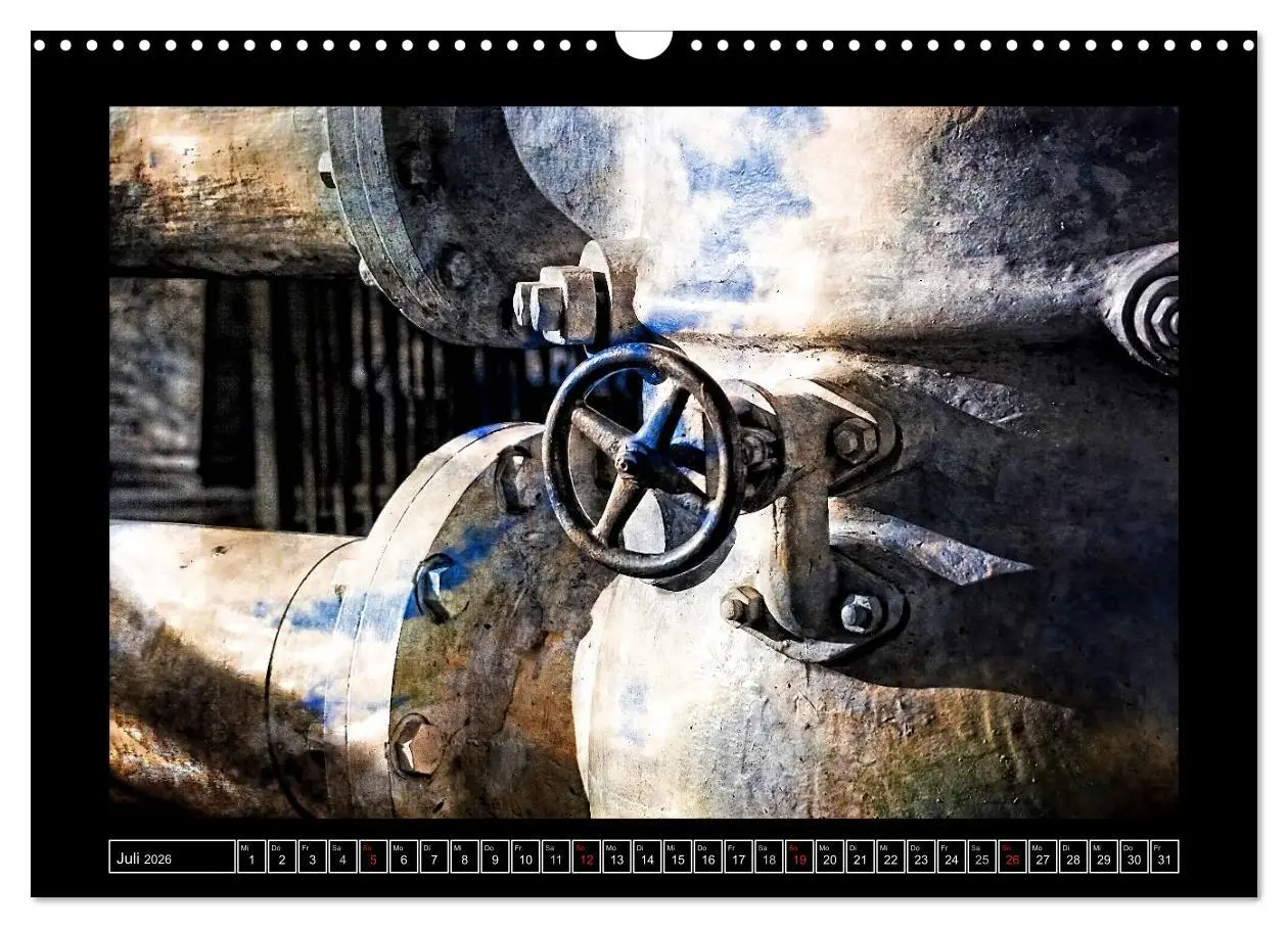 Bild: 9783516077810 | Industrie-Kunst 2026 (Wandkalender 2026 DIN A3 quer), CALVENDO...
