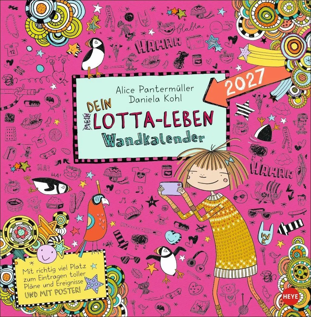 Cover: 9783756417810 | Lotta-Leben Broschurkalender 2027 | Alice Pantermüller | Kalender