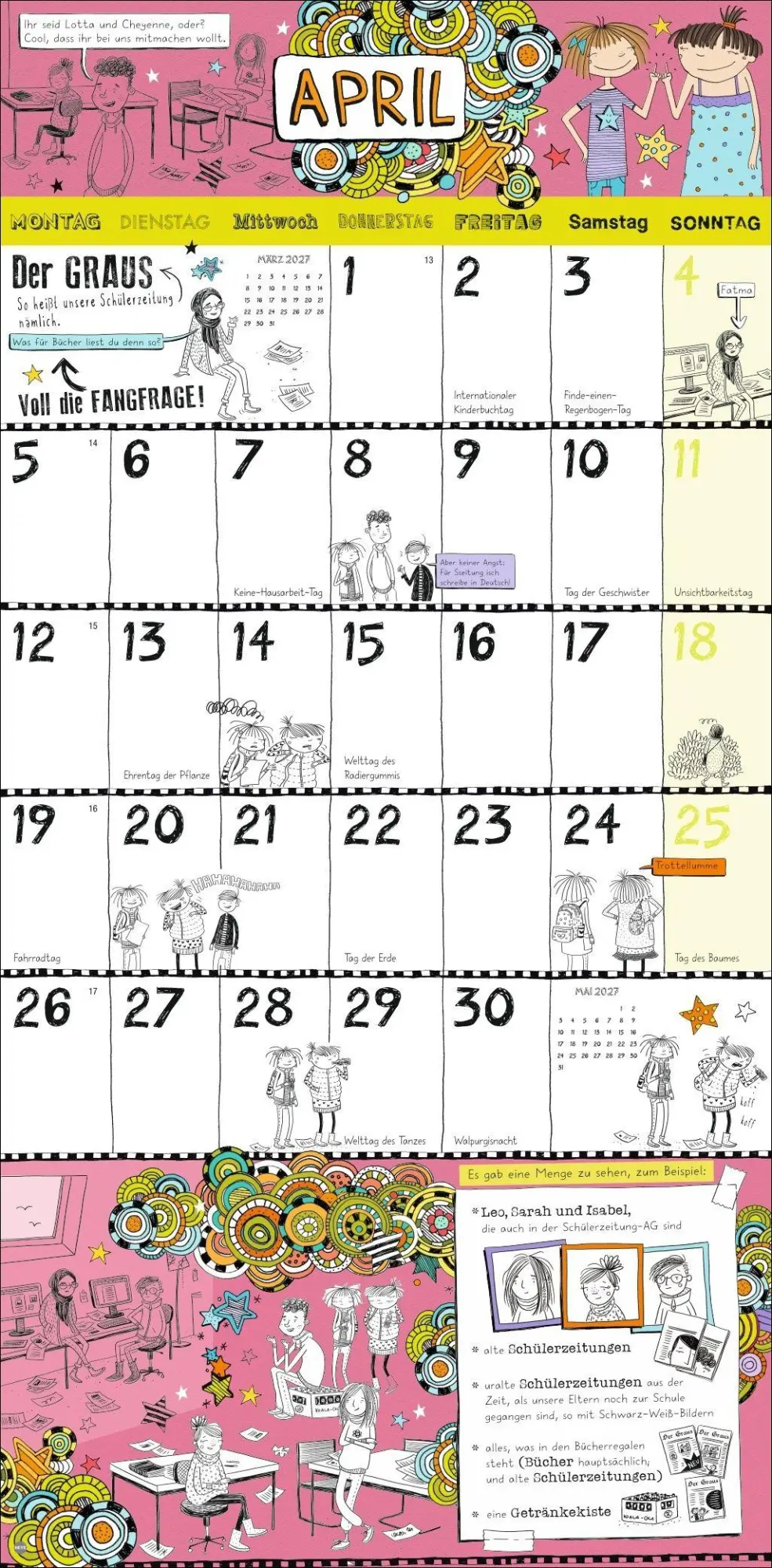 Bild: 9783756417810 | Lotta-Leben Broschurkalender 2027 | Alice Pantermüller | Kalender