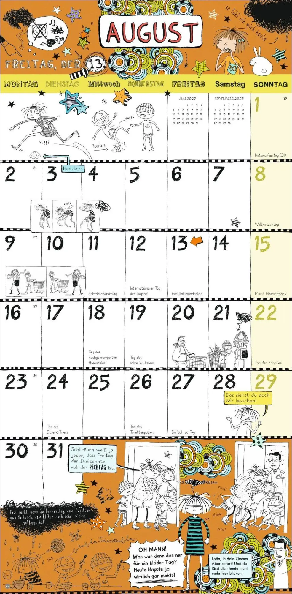 Bild: 9783756417810 | Lotta-Leben Broschurkalender 2027 | Alice Pantermüller | Kalender