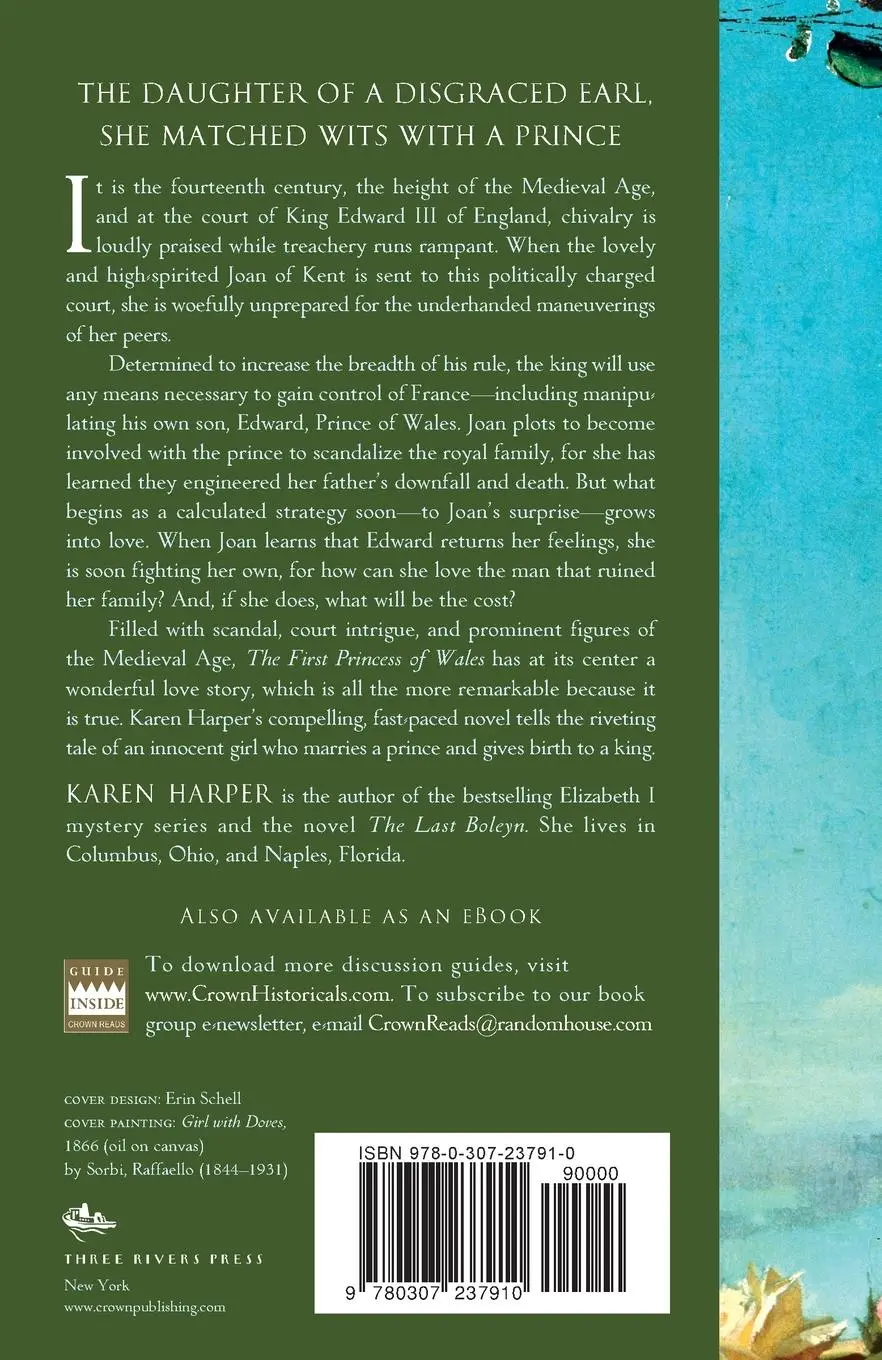 Rückseite: 9780307237910 | The First Princess of Wales | A Novel | Karen Harper | Taschenbuch